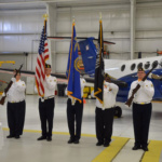 Post 304 Honor Guard At McCollum Airport