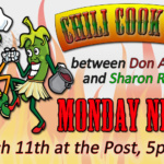 It’s a “Chili War” At The Post On Monday, March 11th