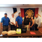 Defibrillator Training At The Post on August 8, 2019