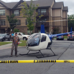 92 Year Old Veteran Flies Helicopter for Birthday