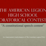 American Legion Oratorical Contest Set for January 14th