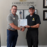 Certificates of Appreciation for Golf Tournament Awarded