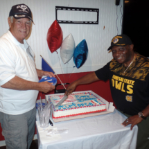 Several Members Celebrated the USAF Birthday at the Post