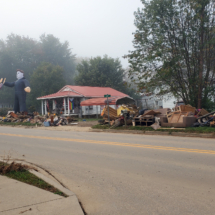 Damage in Waynsville, NC