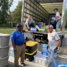 Loading the truck