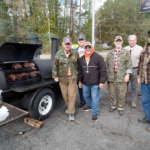 The BBQ Smokers Fire Up The Butts and Chicken