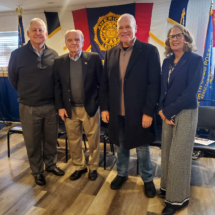 Oratorical Judges (L-R) Tim Rowell, Roy Lantz, Mike Pniewski and Jennifer Cross