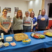 Ladies of the Auxiliary (L-R) Rebecca Sartain, Karen Lekan, Mary Zelley, Lynda Asby and Jill Kowitzke