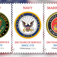 USPS Unveils 250th Anniversary Stamps Honoring Military Branches