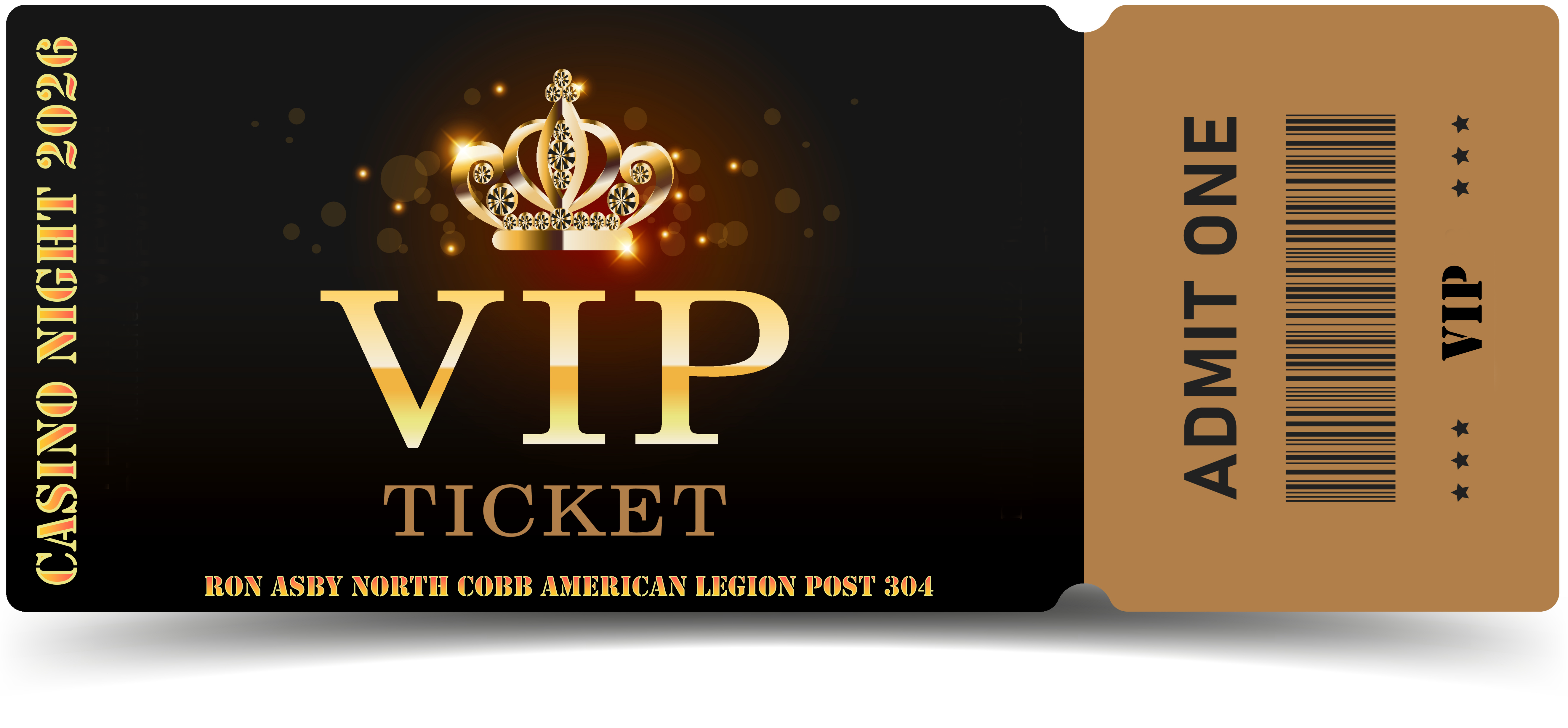 Casino Night VIP Ticket